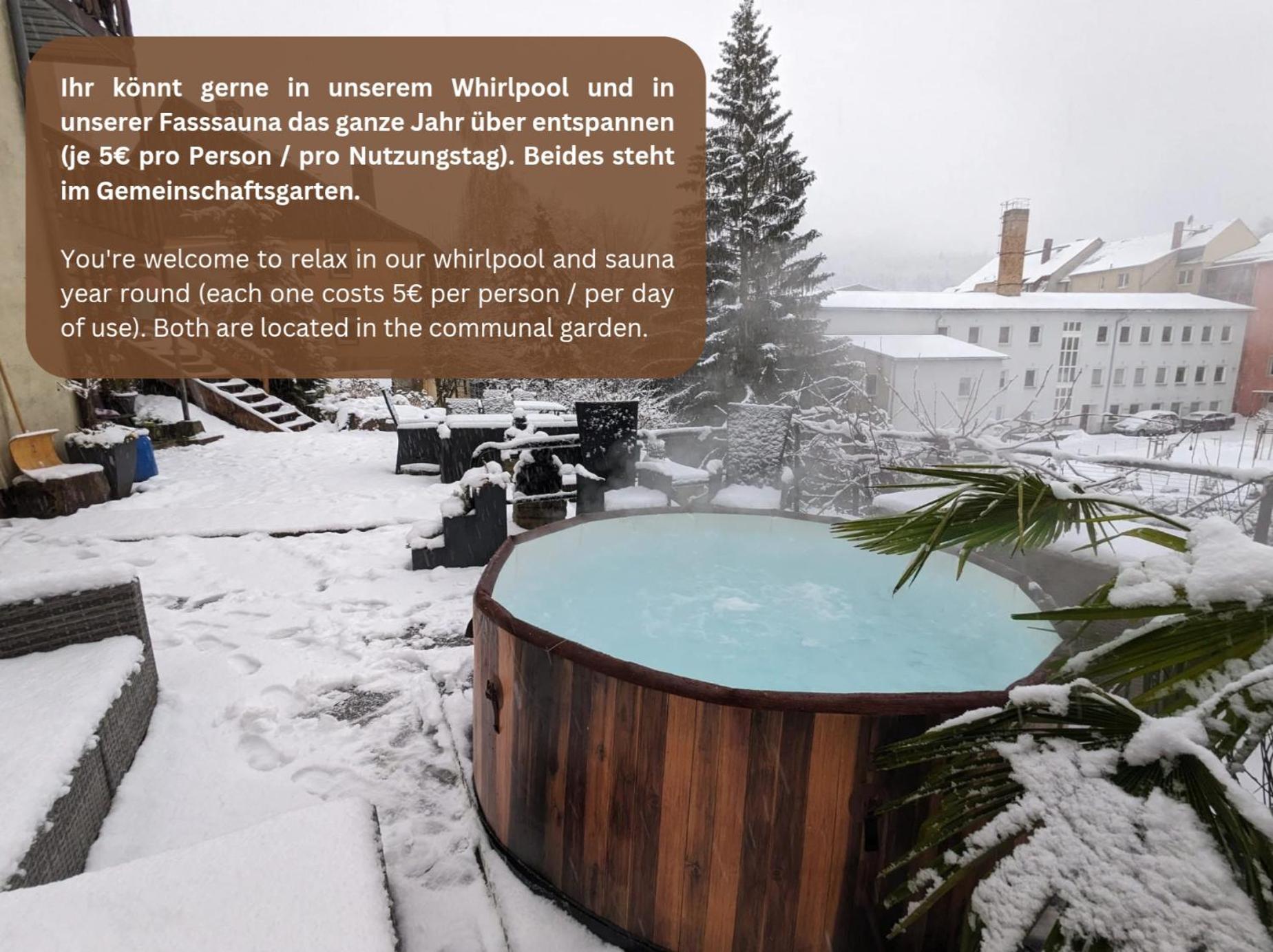 Zi1 - Urlaubsmagie - Erholung Mit Whirlpool & Sauna Sebnitz Exterior photo